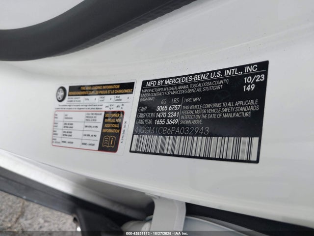 2023 MERCEDES-BENZ EQE 350 SUV 4JGGM1CB6PA032943 Photo 8