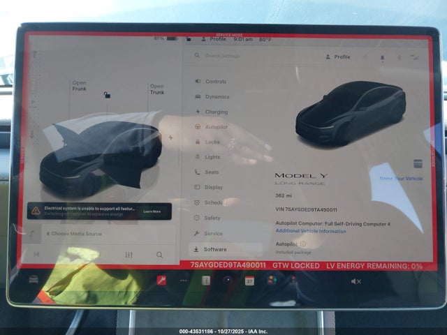 2026 TESLA MODEL Y 7SAYGDED9TA490011 Photo 6