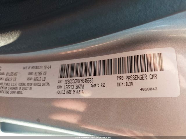 2015 CHRYSLER 200 1C3CCCCB1FN645565 Photo 8