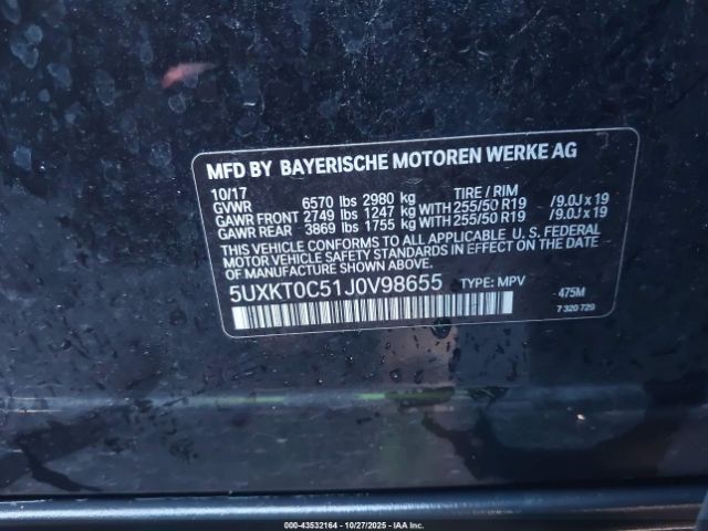 2018 BMW X5 EDRIVE 5UXKT0C51J0V98655 Photo 8