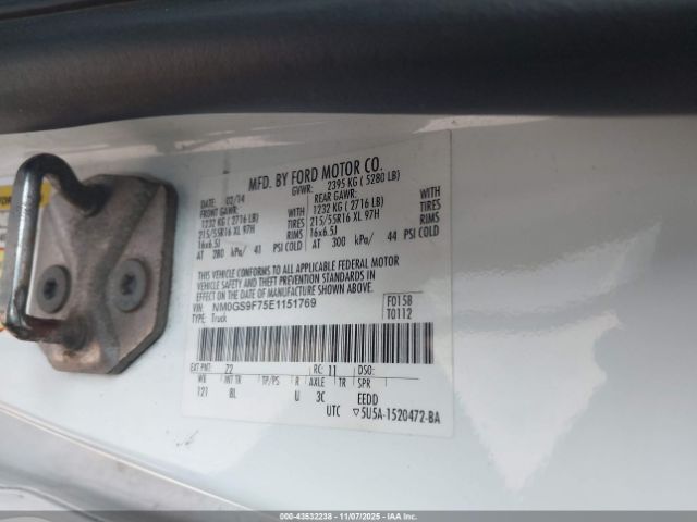 2014 FORD TRANSIT CONNECT NM0GS9F75E1151769 Photo 8