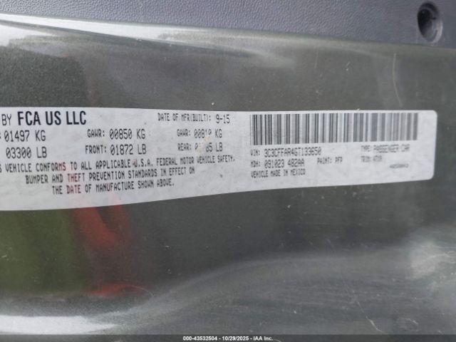 2016 FIAT 500 3C3CFFAR4GT133650 Photo 8