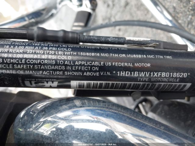 2015 HARLEY-DAVIDSON FLSTC 1HD1BWV1XFB018620 Photo 9