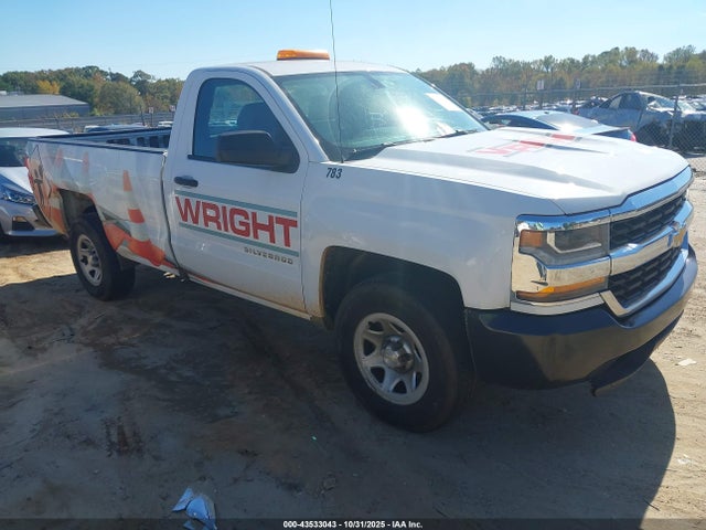 Aukcja sprzedaży 2018 Chevrolet Silverado 1500 Wt, vin: 1GCNCNEH8JZ276206, numer aukcji: 43533043