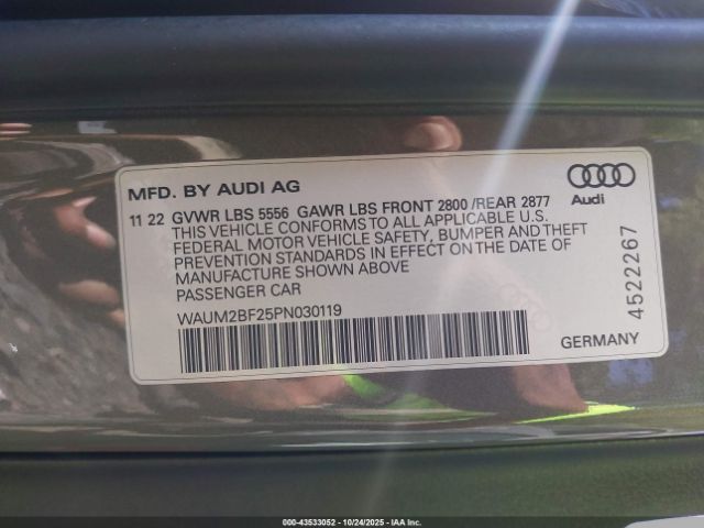 2023 AUDI A6 WAUM2BF25PN030119 Photo 8