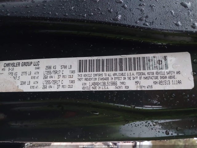 Aukcja sprzedaży 2011 Jeep Wrangler Unlimited Rubicon, vin: 1J4BA6H13BL515866, numer aukcji: 43533217