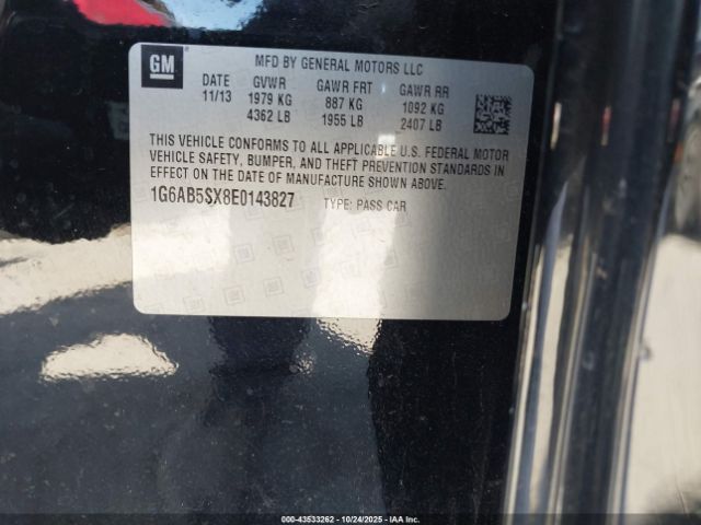 2014 CADILLAC ATS 1G6AB5SX8E0143827 Photo 8