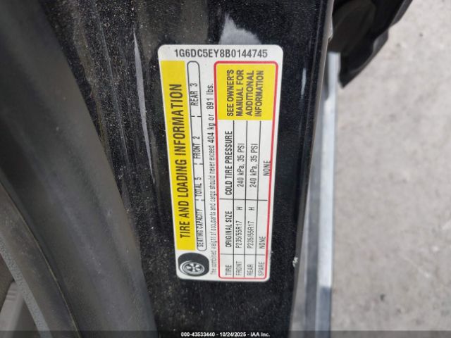 2011 CADILLAC CTS 1G6DC5EY8B0144745 Photo 8