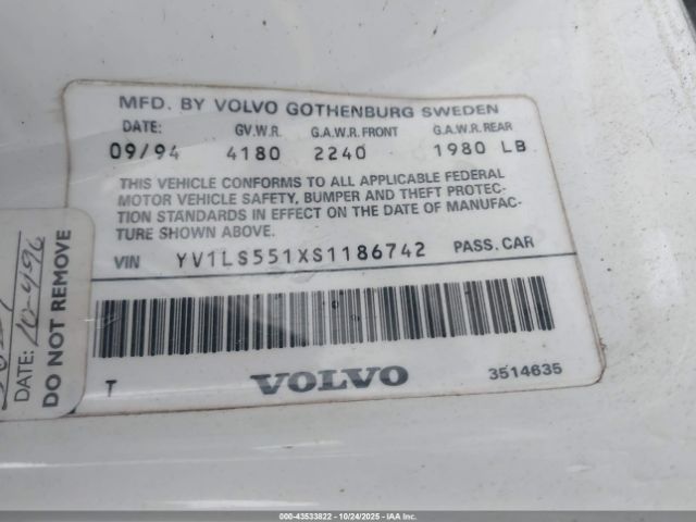 1995 VOLVO 850 YV1LS551XS1186742 Photo 8