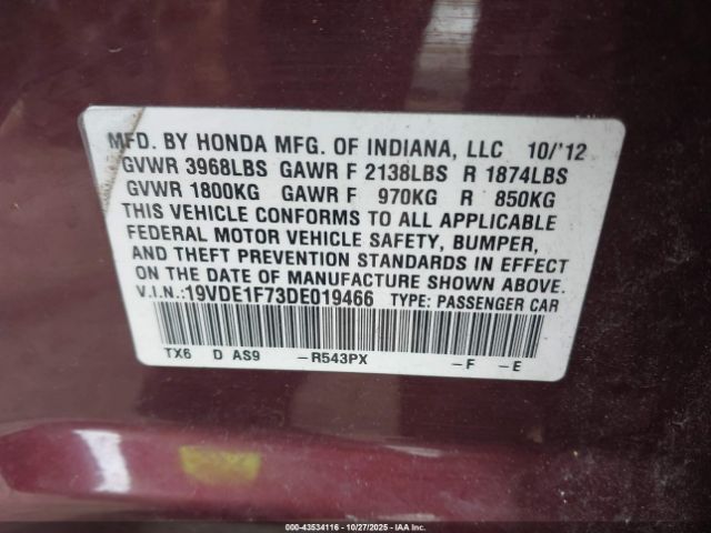 2013 ACURA ILX 19VDE1F73DE019466 Photo 8