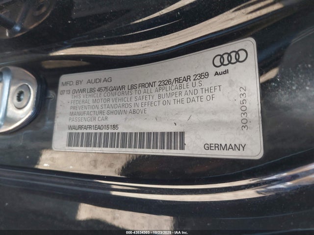 2014 AUDI A5 WAURFAFR1EA015185 Photo 8