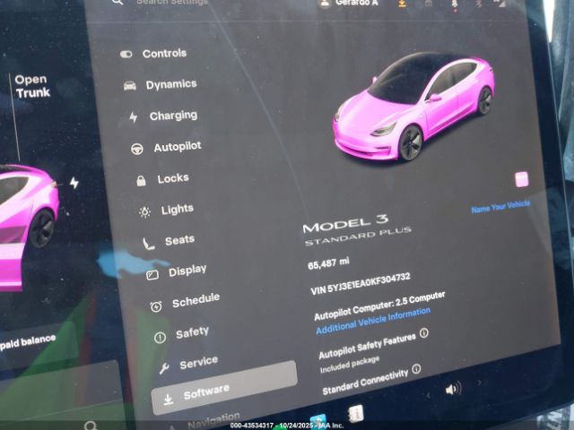 2019 TESLA MODEL 3 5YJ3E1EA0KF304732 Photo 6