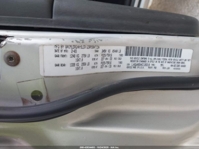 2004 JEEP GRAND CHEROKEE 1J4GW48SX4C128318 Photo 8