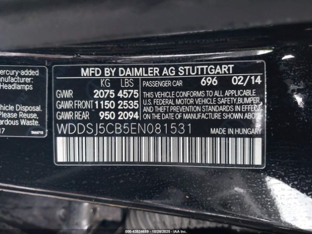 2014 MERCEDES-BENZ CLA 45 AMG WDDSJ5CB5EN081531 Photo 8