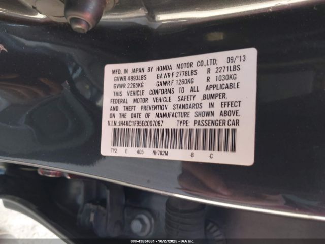 2014 ACURA RLX JH4KC1F95EC007087 Photo 8