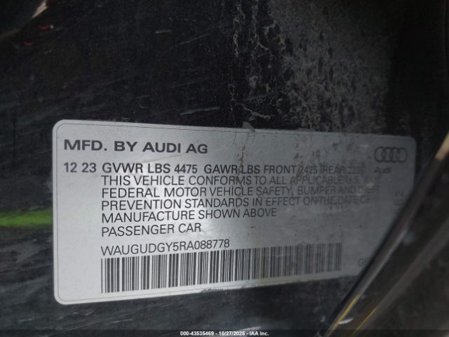 2024 AUDI A3 WAUGUDGY5RA088778 Photo 8