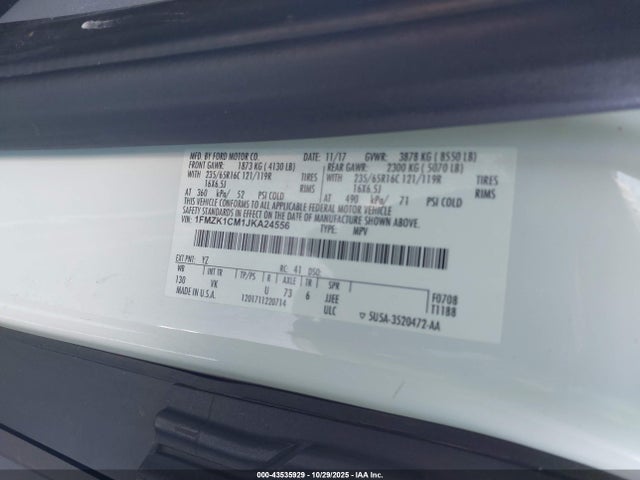 2018 FORD TRANSIT-150 1FMZK1CM1JKA24556 Photo 8