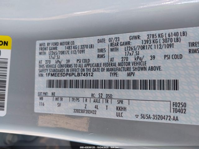 2023 FORD BRONCO 1FMEE5DP6PLB74512 Photo 8