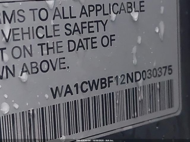 2022 AUDI SQ8 WA1CWBF12ND030375 Photo 8