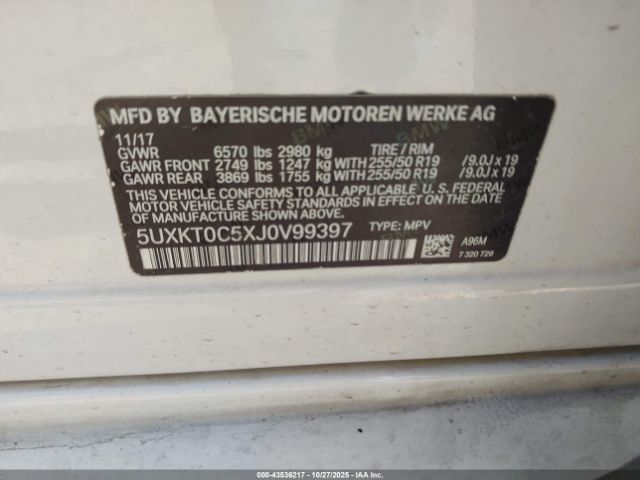 2018 BMW X5 EDRIVE 5UXKT0C5XJ0V99397 Photo 8