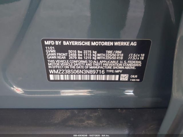 2022 MINI SE COUNTRYMAN WMZ23BS06N3N89716 Photo 8