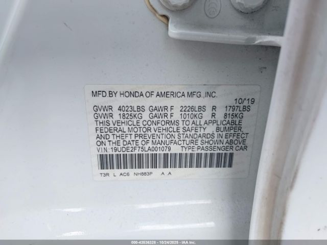 2020 ACURA ILX 19UDE2F75LA001079 Photo 8