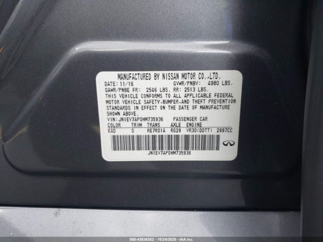 2017 INFINITI Q50 JN1EV7AP0HM735936 Photo 8