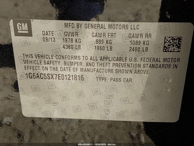 2014 CADILLAC ATS 1G6AC5SX7E0121816 Photo 8