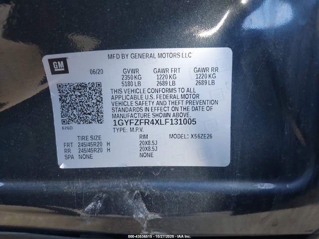 2020 CADILLAC XT4 1GYFZFR4XLF131005 Photo 8