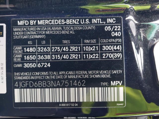 2022 MERCEDES-BENZ AMG GLE 53 COUPE 4JGFD6BB3NA751462 Photo 8