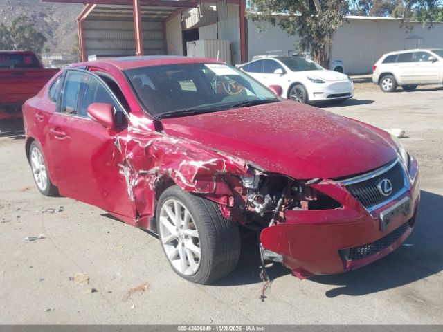 2011 LEXUS IS 250 JTHBF5C21B5137826