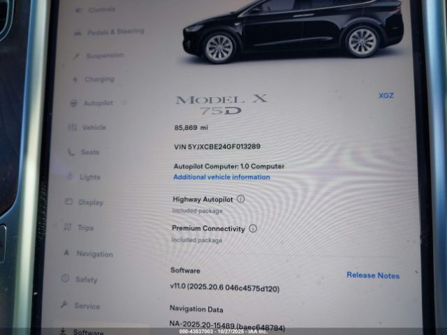 2016 TESLA MODEL X 5YJXCBE24GF013289 Photo 6