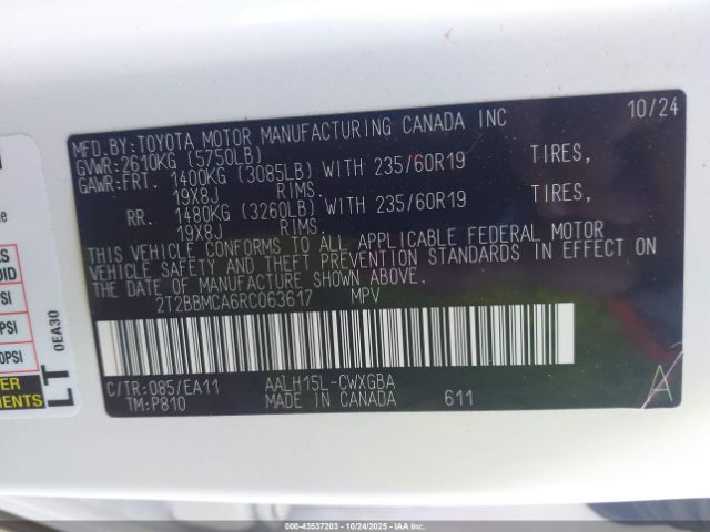 2024 LEXUS RX 350H 2T2BBMCA6RC063617 Photo 8