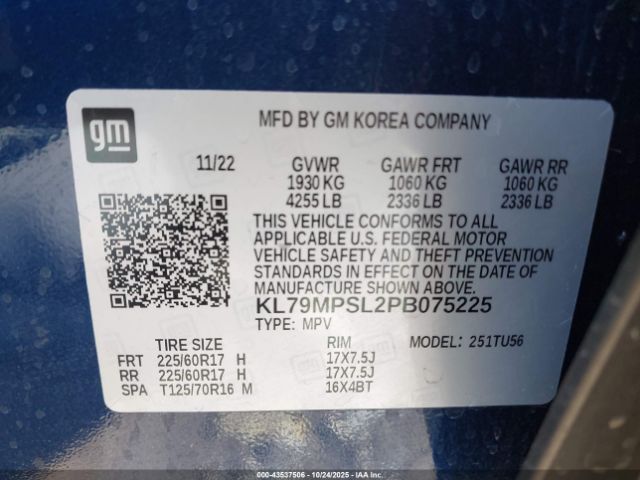 2023 CHEVROLET TRAILBLAZER KL79MPSL2PB075225 Photo 8