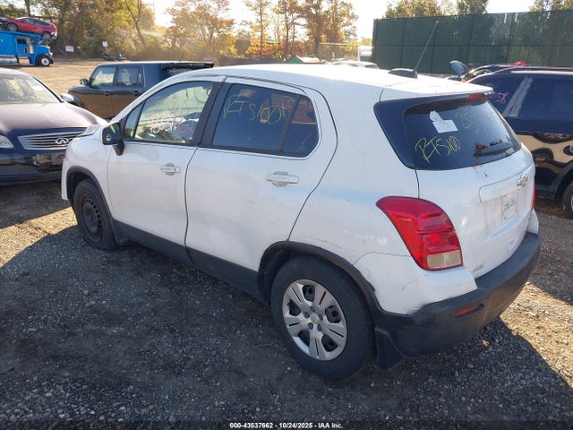 Продаж на аукціоні авто 2016 Chevrolet Trax 1ls, vin: KL7CJKSB6GB739423, номер лоту: 43537662
