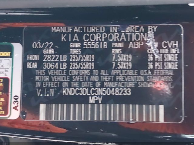 2022 KIA EV6 KNDC3DLC3N5048233 Photo 8