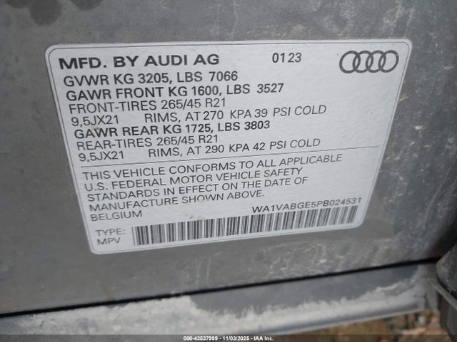 2023 AUDI E-TRON WA1VABGE5PB024531 Photo 8