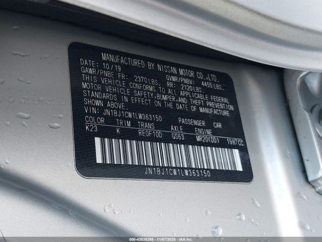 2020 NISSAN ROGUE SPORT JN1BJ1CW1LW363150 Photo 8