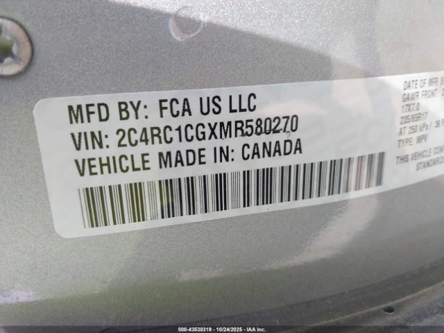 2021 CHRYSLER VOYAGER 2C4RC1CGXMR580270 Photo 8