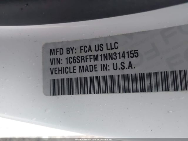 2022 RAM 1500 1C6SRFFM1NN314155 Photo 8