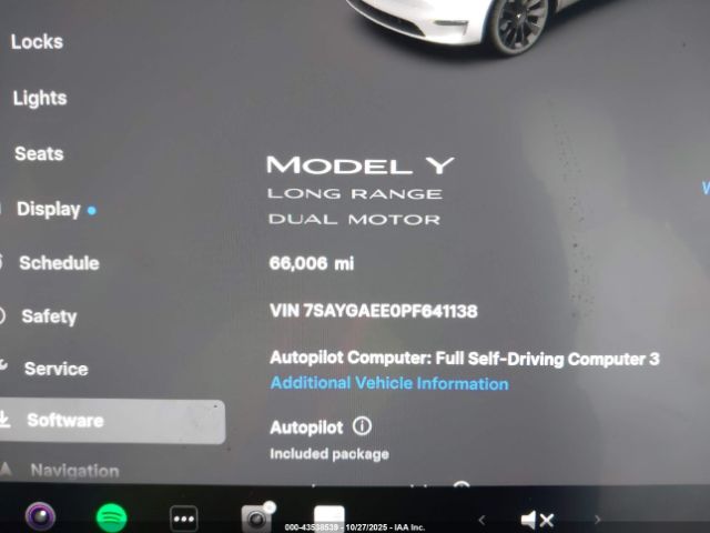 2023 TESLA MODEL Y 7SAYGAEE0PF641138 Photo 6