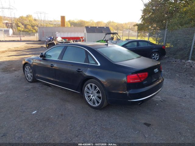 2013 AUDI A8 L WAURGAFD5DN000519 Photo 2