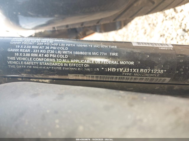 2020 HARLEY-DAVIDSON FXBB 1HD1YJJ1XLB071238 Photo 9