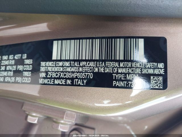 2017 FIAT 500X ZFBCFXCB5HP605770 Photo 8