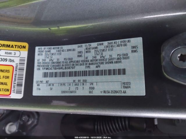 2024 FORD BRONCO 1FMDE7BH9RLB38707 Photo 8