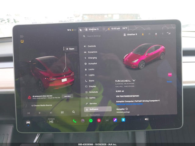 2025 TESLA MODEL Y 7SAYGDEE0SF287051 Photo 6