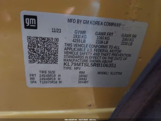 2024 CHEVROLET TRAILBLAZER KL79MTSL5RB106351 Photo 8