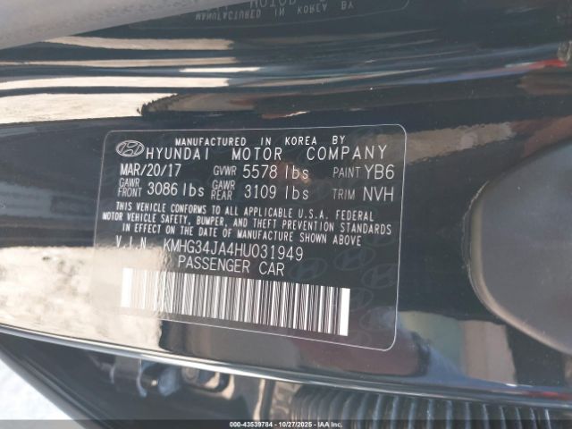 2017 GENESIS G90 KMHG34JA4HU031949 Photo 8