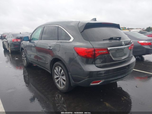 2014 ACURA MDX 5FRYD4H42EB037726 Photo 2