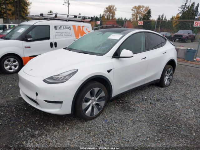 2021 TESLA MODEL Y 5YJYGDEE1MF160180 Photo 1